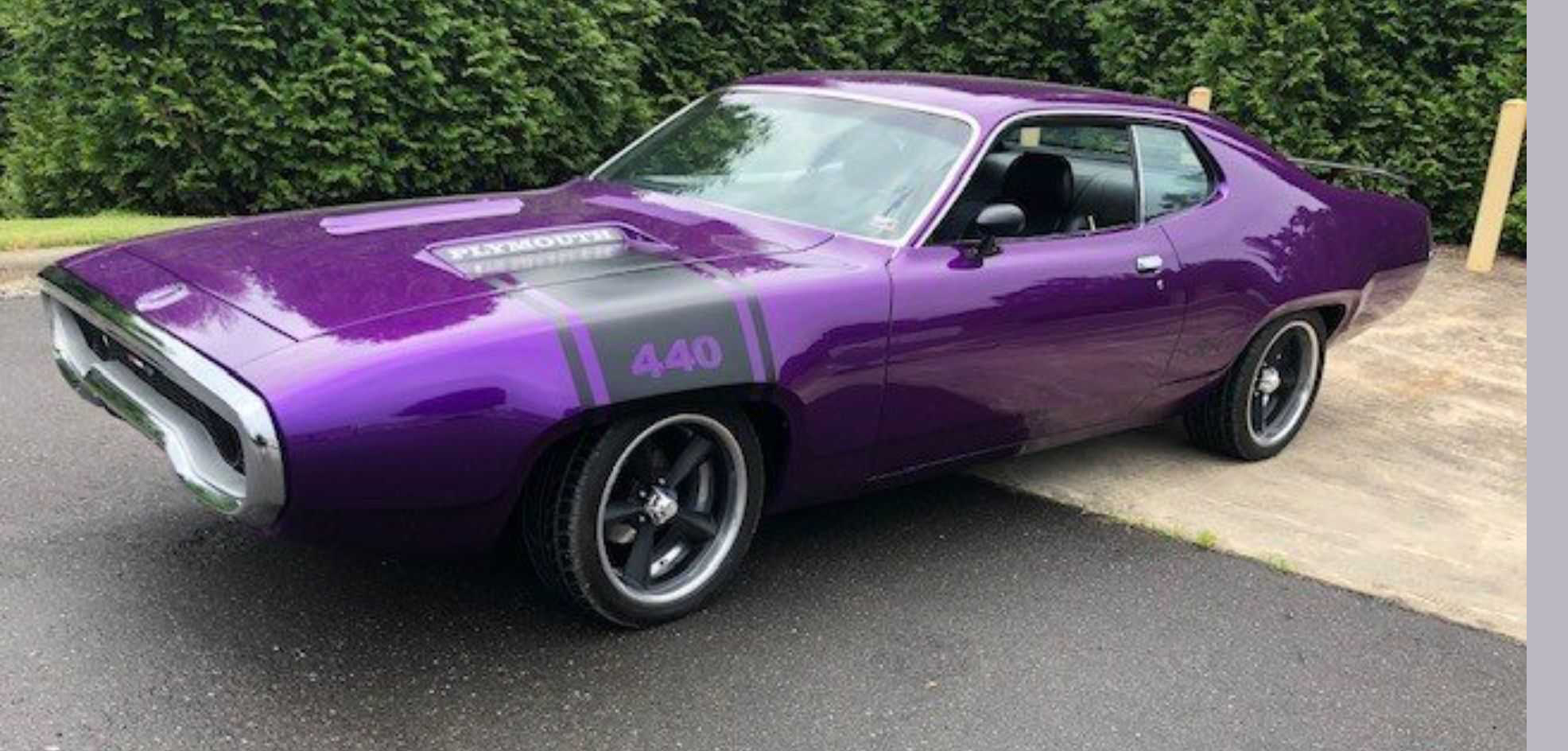 1. 1971 Plymouth GTX in Purple